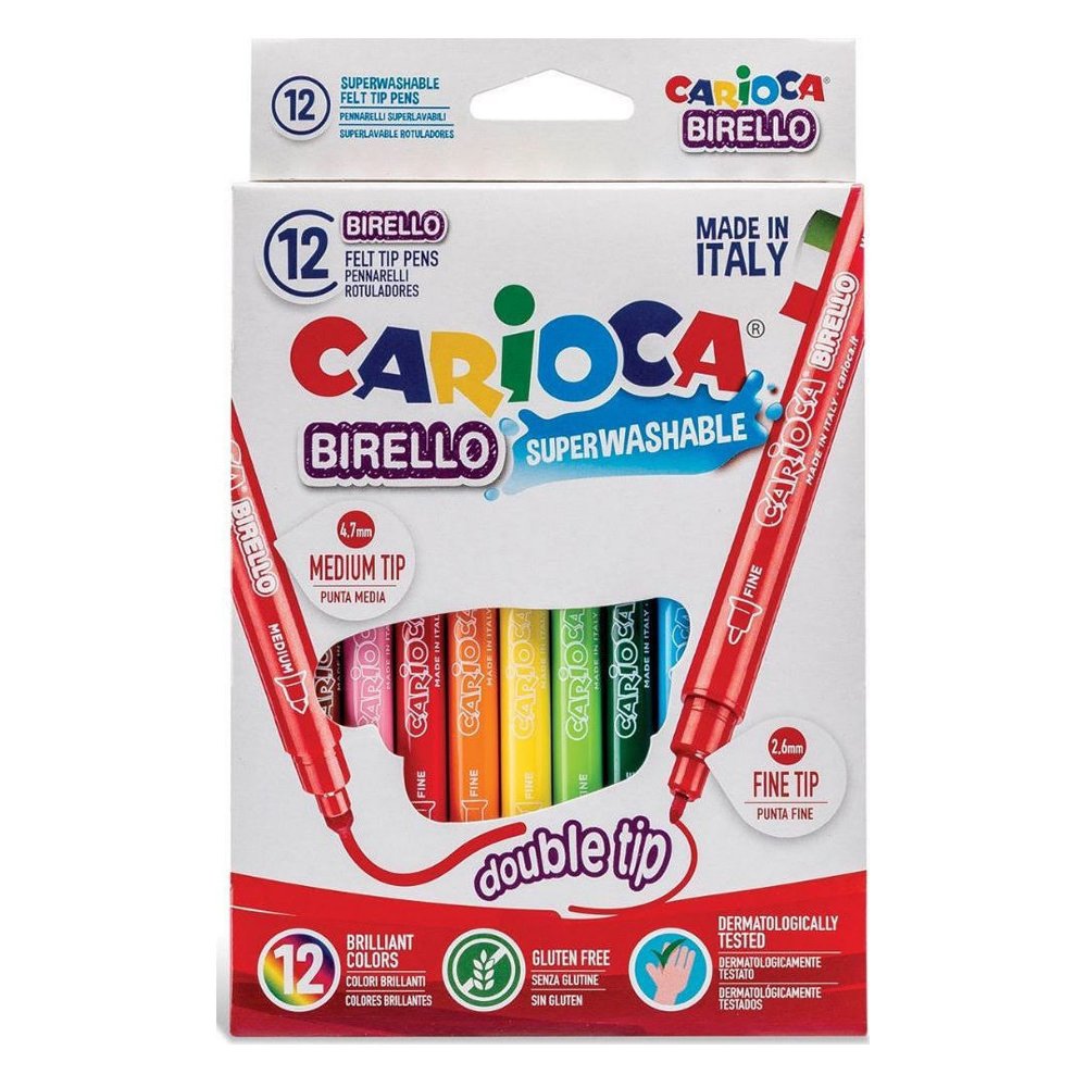 Carioca Markers Birello 12 Colors