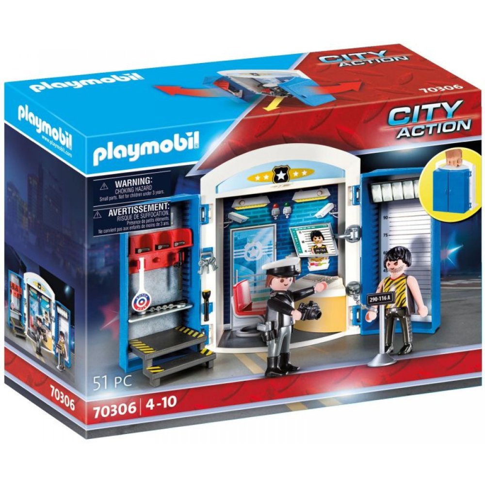 Playmobil Play Box "Αστυνομικό Τμήμα"