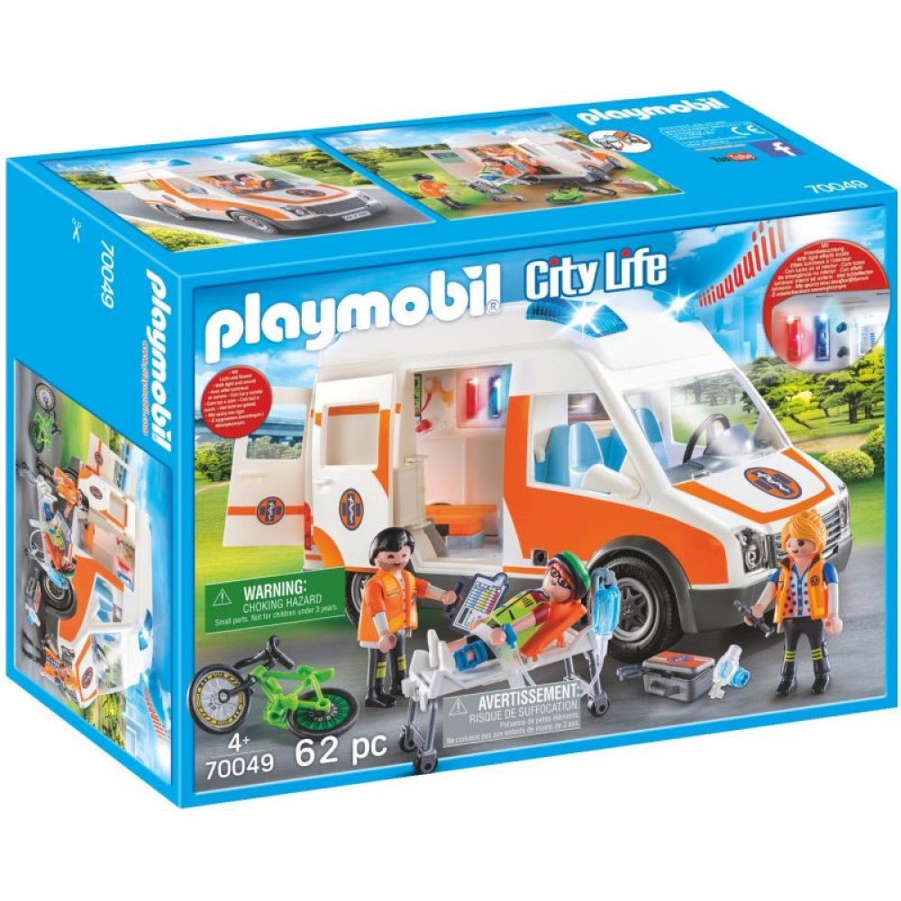 Playmobil Ασθενοφόρο Με Διασώστες