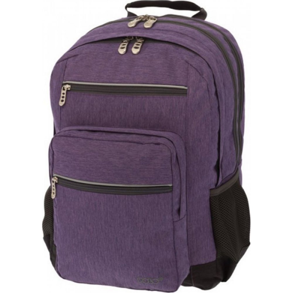Polo Blazer High School Backpack in Purple color