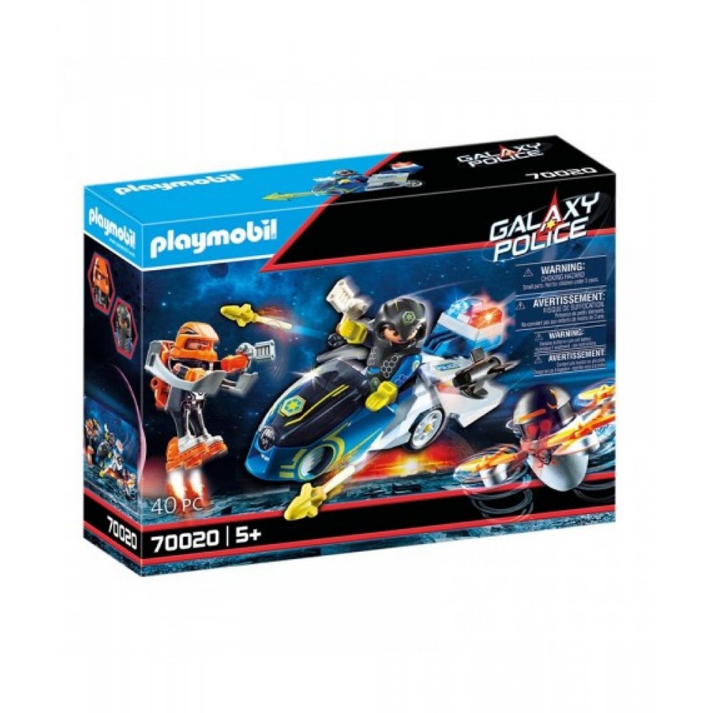 PLAYMOBIL Galaxy Police Motorcycle