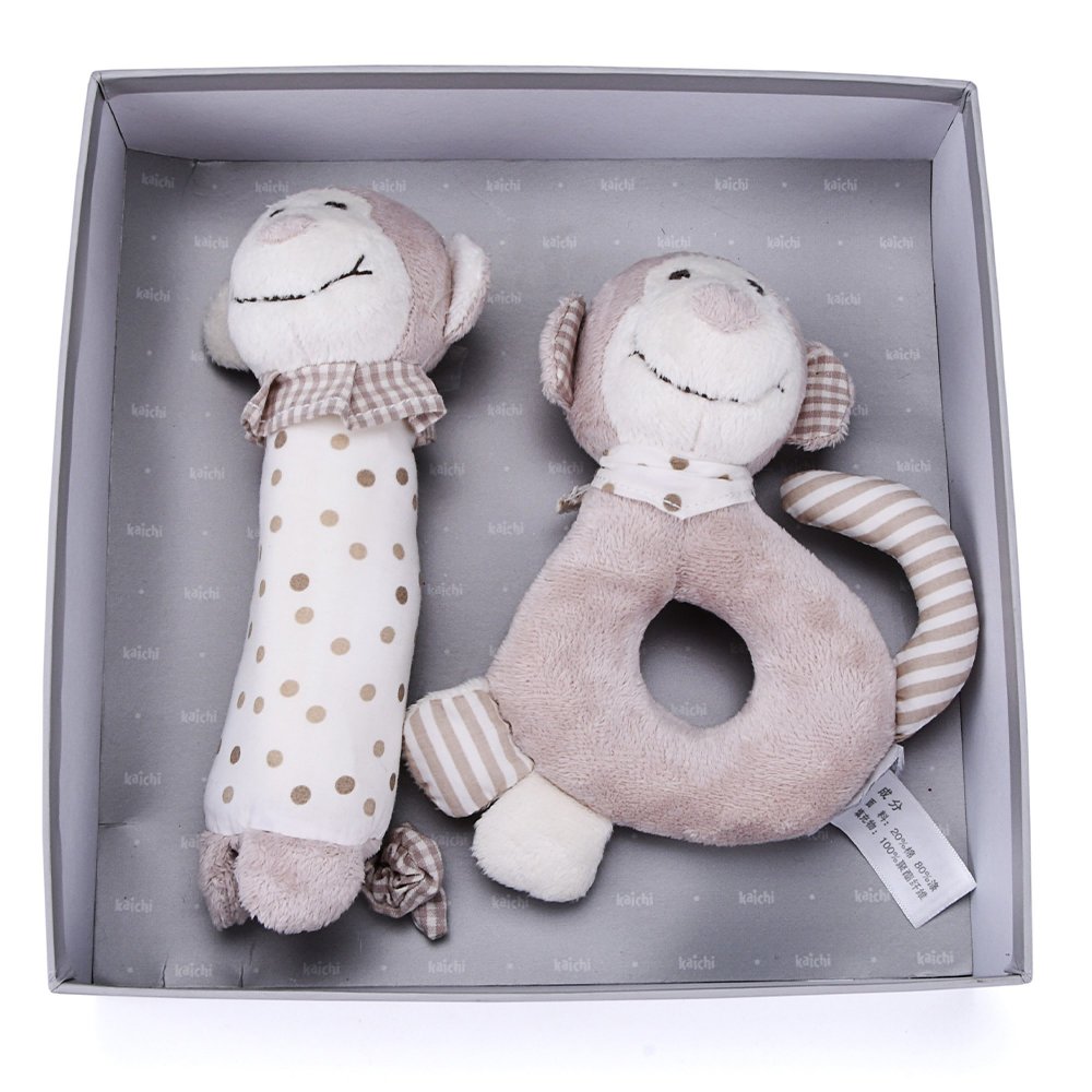 BABY SOFT ANIMALS RATTLE