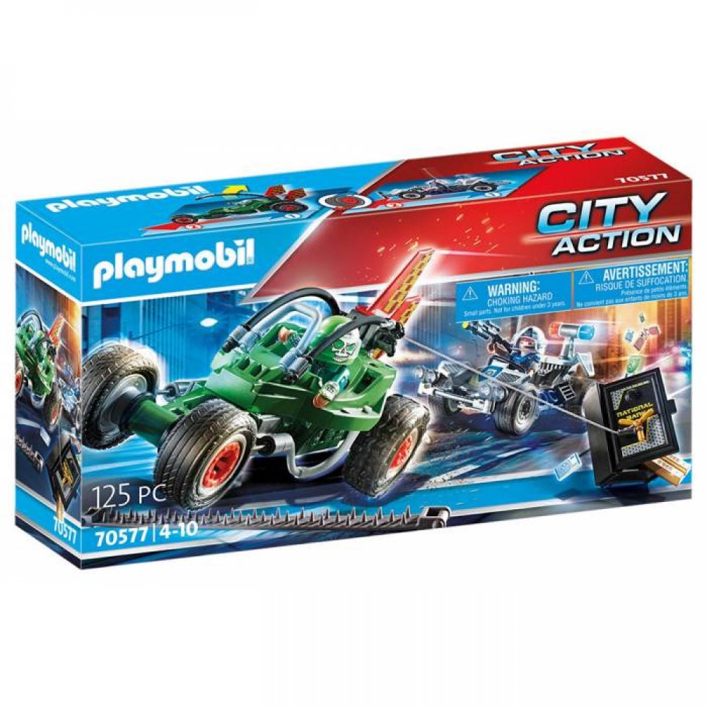 Playmobil Αστυνομική Καταδίωξη Go-Kart