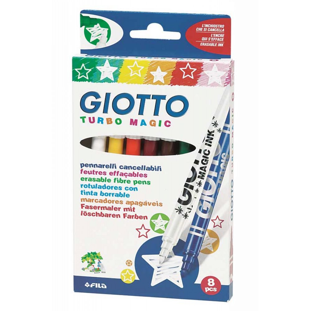 Markers GIOTTO turbo magic 8 colors