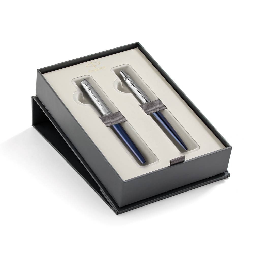 Parker Set Durable Pen and Roller Jotter Core Royal Blue