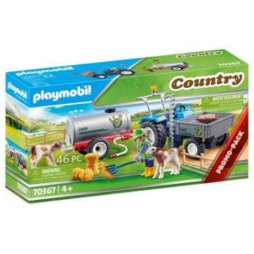 Playmobil PLAYMOBIL Large tractor with water tank