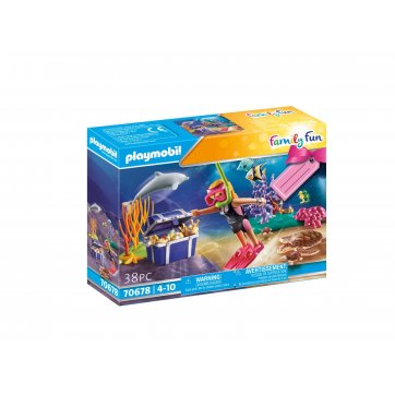 Playmobil Gift Set Diver with treasure chest