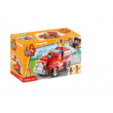 Playmobil D.O.C. - Όχημα Πυροσβεστικής με κανόνι νερού
