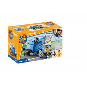 Playmobil D.O.C. - Όχημα Αστυνομίας με mini περιπολικό