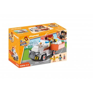 Playmobil D.O.C. - Όχημα Πρώτων Βοηθειών