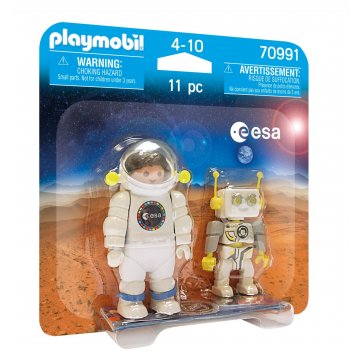 Playmobil  Duo Pack Astronaut ESA and ROBert