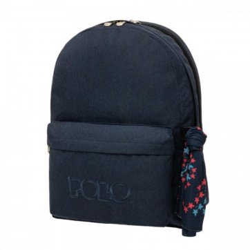 POLO ORIGINAL DOUBLE SCARF backpack dark blue