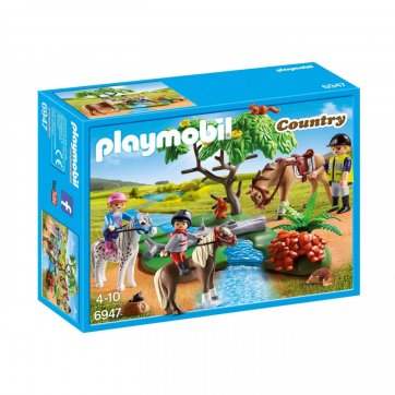 Playmobil PLAYMOBIL COUNTRY CHILDREN WITH PONY AND TRAINER WITH HORSE