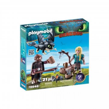 Playmobil Playmobil Ο Ψάρης Και Η Άστριντ Με Ένα Δρακούλη