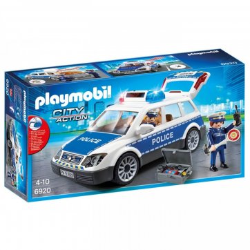 Playmobil Patrol vehicle with lighthouse and siren