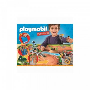 Playmobil Playmobil Επιφάνεια Παιχνιδιού "Πίστα Motocross"