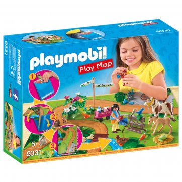 Playmobil Playmobil Επιφάνεια παιχνιδιού "Βόλτα με πόνυ"