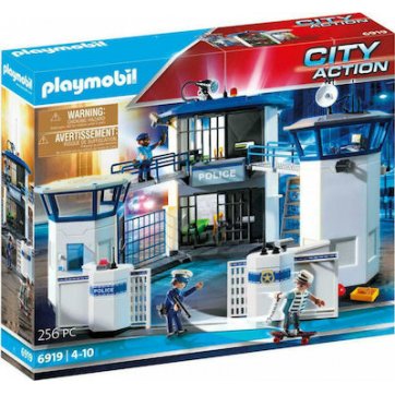 Playmobil Αρχηγείο Αστυνομίας και φυλακή ασφαλείας